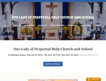 Tablet Screenshot of olphparishdc.org
